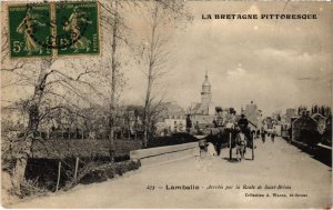 CPA LAMBALLE Arrivee par la Route de Saint-Brieuc (1296199)