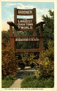 MA - Gardner.World's Largest Chair