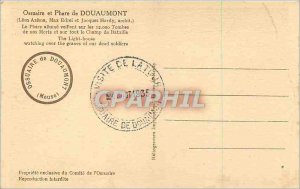 Old Postcard Douaumont Ossuary Lighthouse Lighthouse Turns Watching over the ...