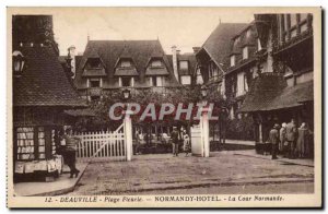 Deauville - Normandy Hotel - Old Postcard