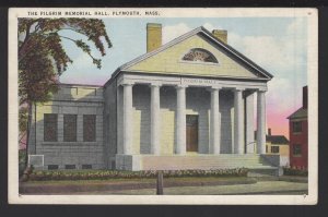 Massachusetts PLYMOUTH Pilgrim Memorial Hall ~ Linen