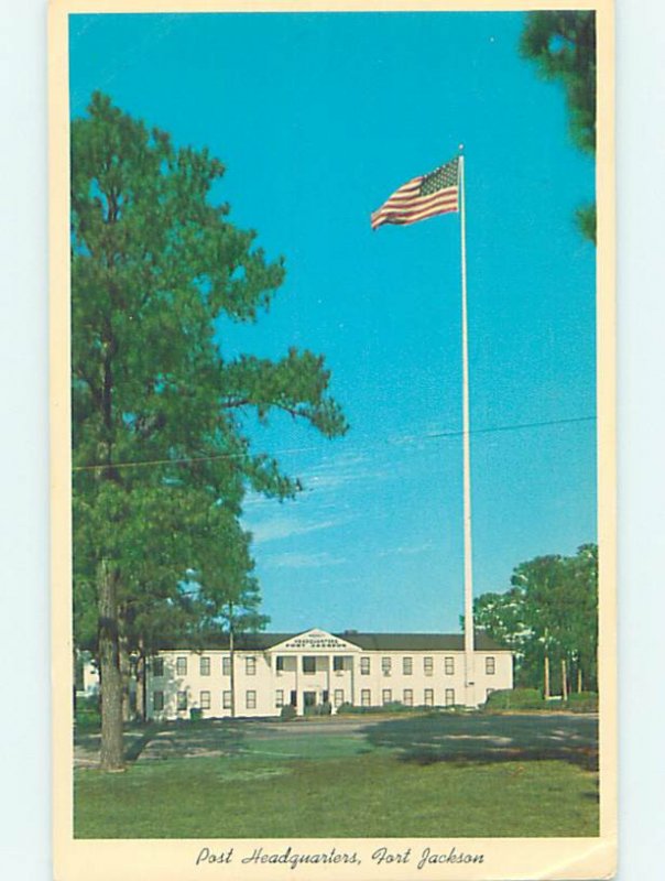 Pre-1980 MILITARY SCENE Fort Jackson - Columbia South Carolina SC AF8166