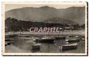 Postcard Modern Cavalaire The port and the beach