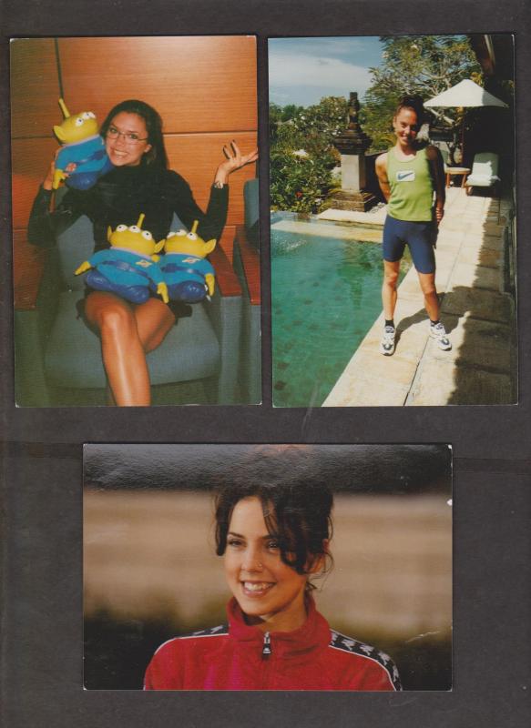 SPICE GIRLS - 9 Cards With 1 Girl - Unused - Writing On Backs