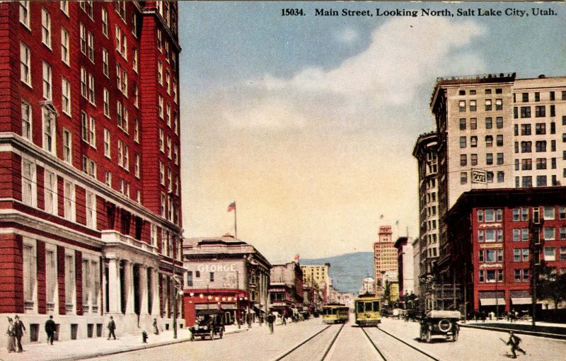 UT - Salt Lake City. Main Street Looking North