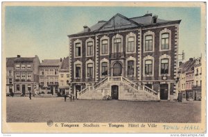 TONGEREN, Limburg, Belgium, 1900-1910's; Hotel De Ville