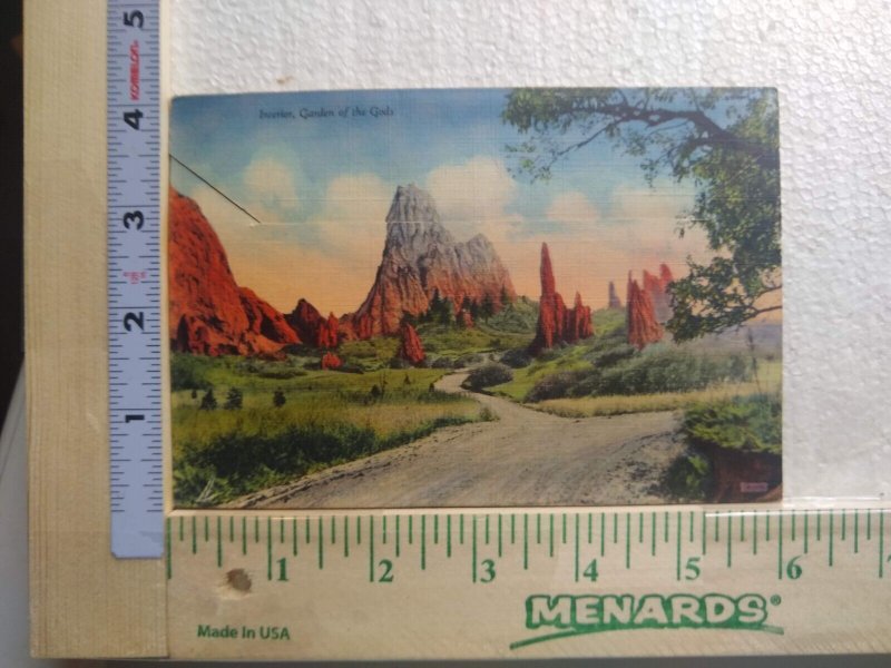 Postcard Folder Interior, Garden of the Gods, Colorado Springs, Colorado