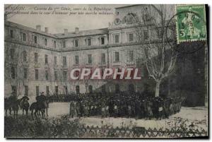 Postcard Old Army Barracks of Avignon 7th Course Genie of the Republic Rally ...