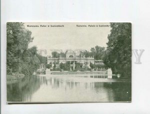 472780 Poland Warsaw palace in Lazienki Vintage postcard