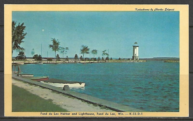 Wisconsin, Fond du Lac - Harbor & Lighthouse - [WI-126]