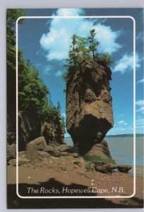 The Rocks, Hopewell Cape, New Brunswick, Chrome Postcard