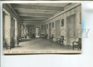 482604 FRANCE Ajaccio Museum of Napoleon Reception Room Vintage postcard