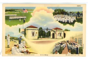 Military - US Navy, Great Lakes Academy. Mullti-View