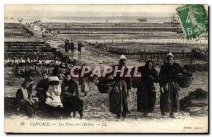 Old Postcard Cancale oysters oyster farming parks to TOP