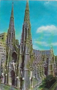 Saint Patricks Cathedral Is Located On Fifth Avenue At 50th Street