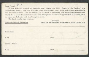 DATED 1910 PPC NEW CASTLE IN HELLER BROS CO CATALOGUE OFFER AMERICAN SEE INFO