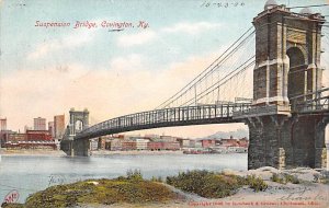 Suspension bridge Covington KY