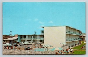 1965  Bel Harbor Motel   Virginia Beach  Virginia   Postcard