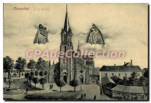 Old Postcard Marienthal elsass