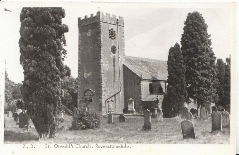 Cumbria Postcard - St Oswald's Church - Ravenstonedale - Ref 5870A