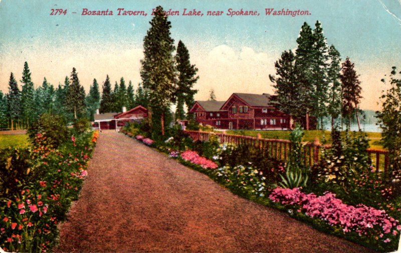 Spokane, Washington - The Bozanta Tavern at Hayden Lake - c1908