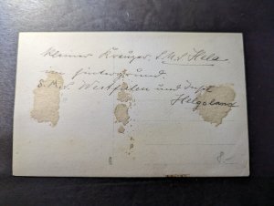 Mint Germany Ship Naval Postcard SMS Westfalen Helgoland