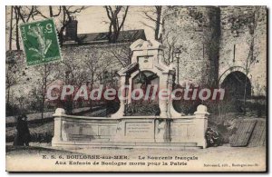 Old Postcard Boulogne sur Mer french Remembrance Children Boulogne died for t...