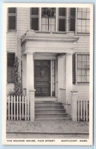 The Rounds House Fair Street NANTUCKET Massachusetts USA Postcard