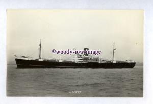 pf8249 - Federal Steam Nav Cargo Ship - Dorset , built 1949 - postcard