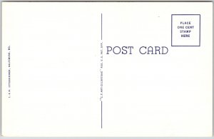 Washington Monument Lafayette Statue Mount Vernon Place Baltimore MD Postcard