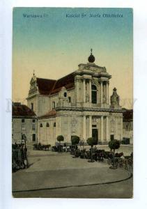 206527 POLAND WARSZAWA Jozefa Oblubienca Church Old postcard