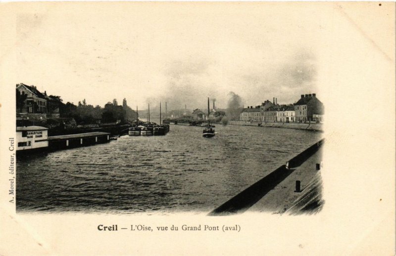 CPA CREIL L'Oise vue du Grand Pont (376801) 