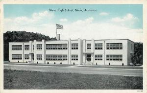MENA, Arkansas  AR   MENA HIGH SCHOOL completed 1943   Postcard
