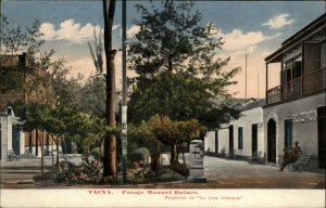 Tacna Chile Pasaje Manuel Ruines Street View c1910 Vintage Postcard