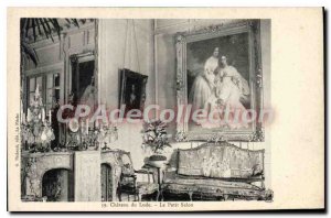 Postcard Old Chateau du Lude Le Petit Salon