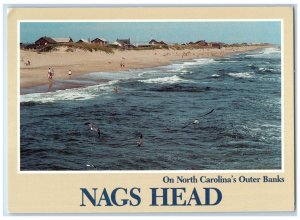 c1950's On North Carolina's Outer Banks Nags Head Vintage Unposted Postcard