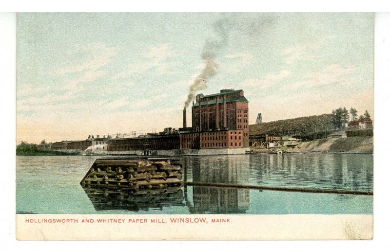 ME - Winslow. Hollingsworth & Whitney Paper Mill