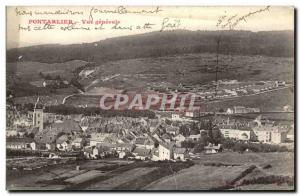 Old Postcard Pontarlier General view