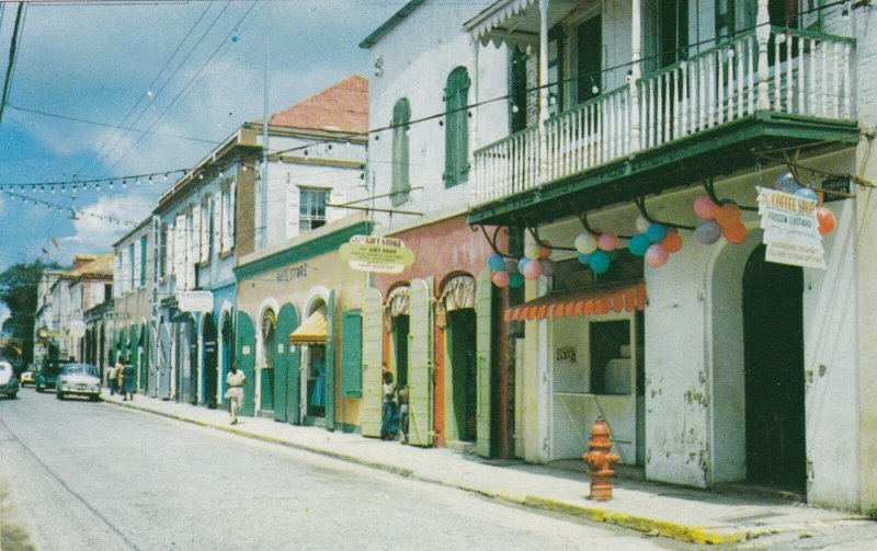 Virgin Islands St Thomas Street Scene sk4085