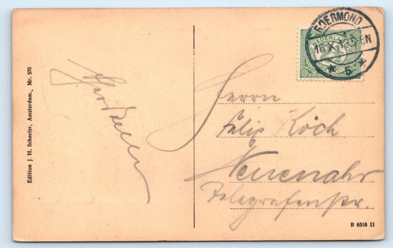 Roermond Munsterstraat NETHERLANDS Postcard