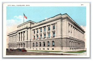 City Hall Building Cleveland Ohio OH UNP Unused WB Postcard H22