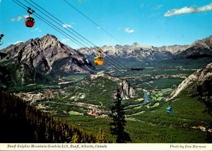 Canada Banff National Park Banff Sulphur Mountain Gondola Lift