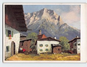 Postcard Mittenwald By J. Hecker, Mittenwald, Germany