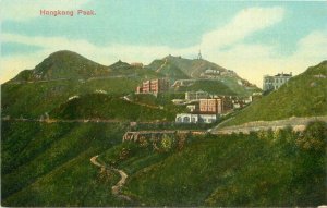 China C-1910 Hongkong Peak Turaco Tobacco Store Postcard 21-8118