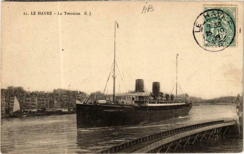 CPA AK Le Havre- La Touraine, SHIPS (763467)