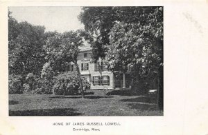 Cambridge Massachusetts 1905 Postcard Home Of James Russell Lowell