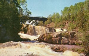 Vintage Postcard Gooseberry State Park Fishing Swimming Picnic Duluth Minnesota