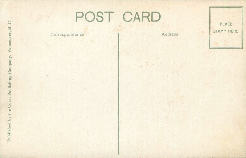 Vancouver BC Canada Stanley Park Pavilion Litho Postcard Unused