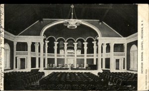Fredonia New York Normal Chapel Interior c1900-20s Vintage Postcard