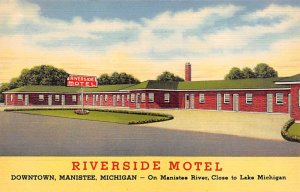 Riverside Motel On City's Main Street Manistee MI 